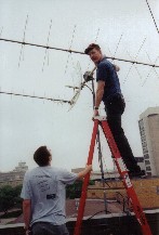 Dennis and Mike on the Satellite Array